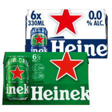 Heineken pilsener of Heineken 0.0%